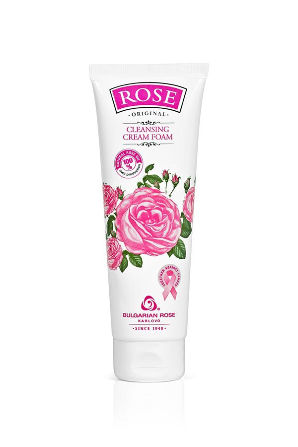 Nežna čistilna pena za obraz - Rose Original